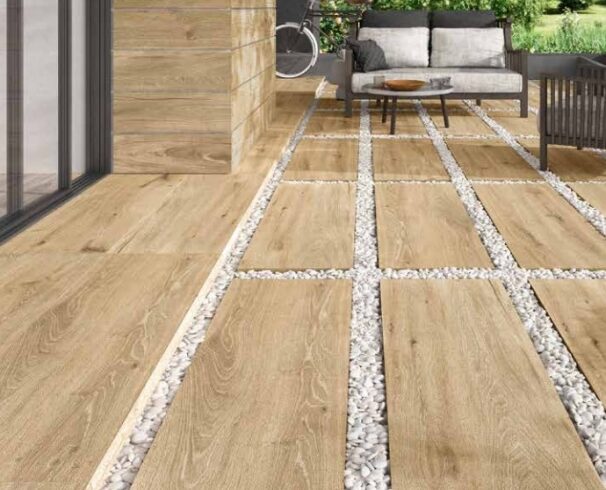 Płytki drewnopodobne 2cm – idealne wykończenie modnego tarasu!
