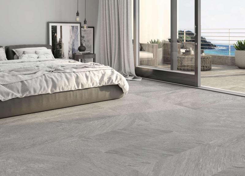 Pomysły na płytki matowe - Halcon Mineral Gris